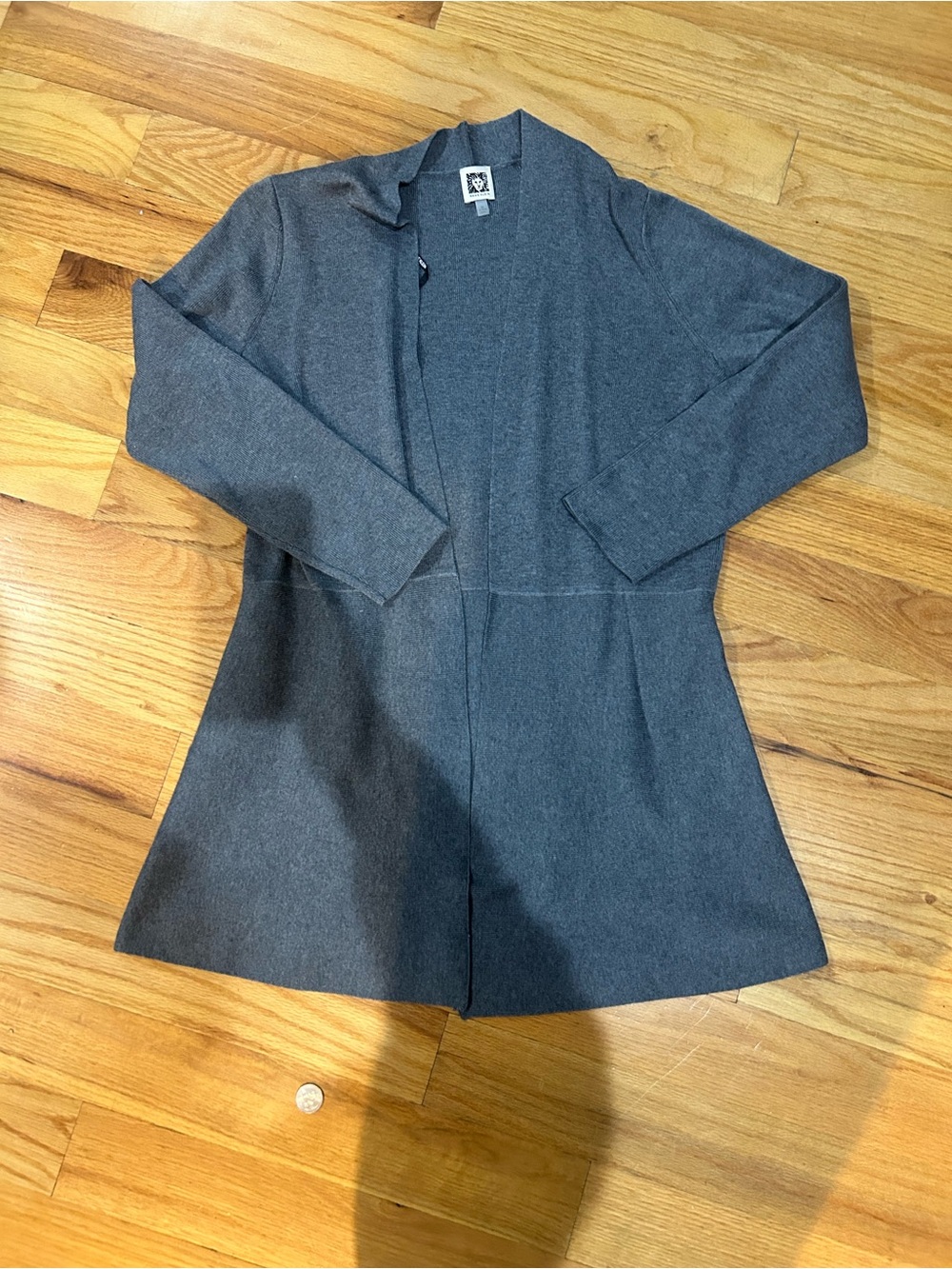 Anne Klein Gray Knit Sweater
